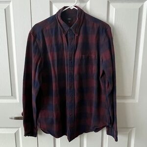 J.Crew Plaid Workshirtt - Large